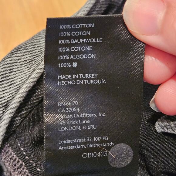 Free People We The Free Maggie Mid-Rise Ripped Straight Jeans Womens 27 Cropped - Picture 15 of 16